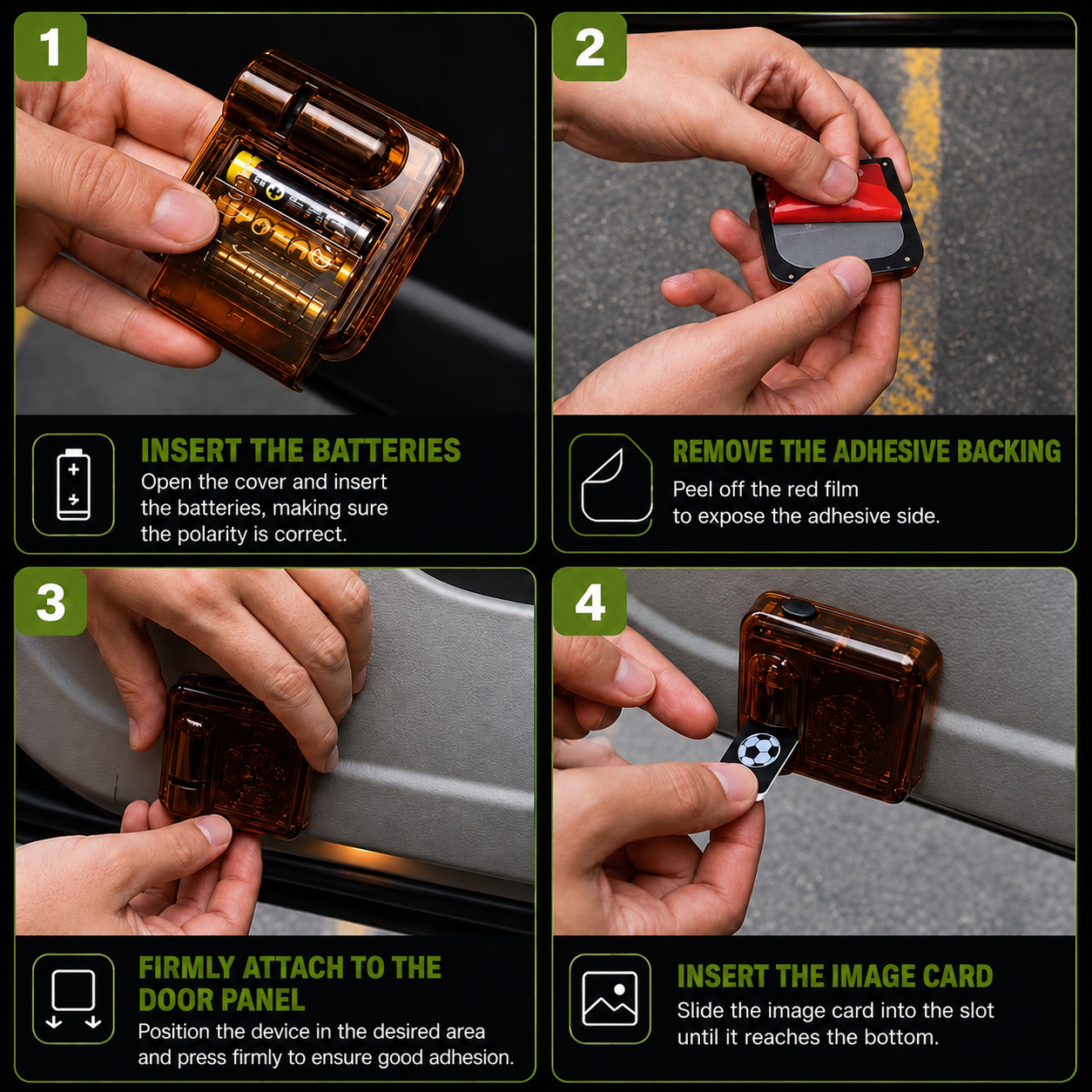 DriveGoal™ Customized car door projector