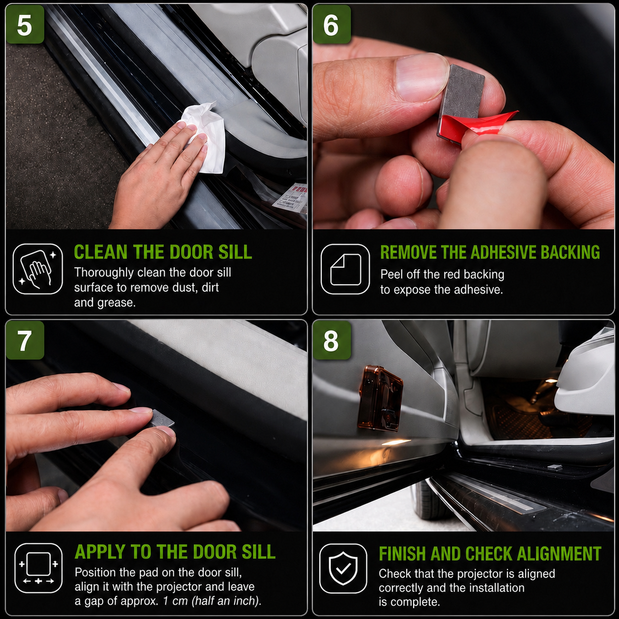 DriveGoal™ Customized car door projector