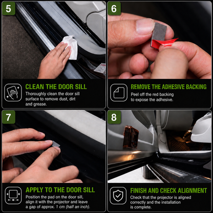 DriveGoal™ Customized car door projector