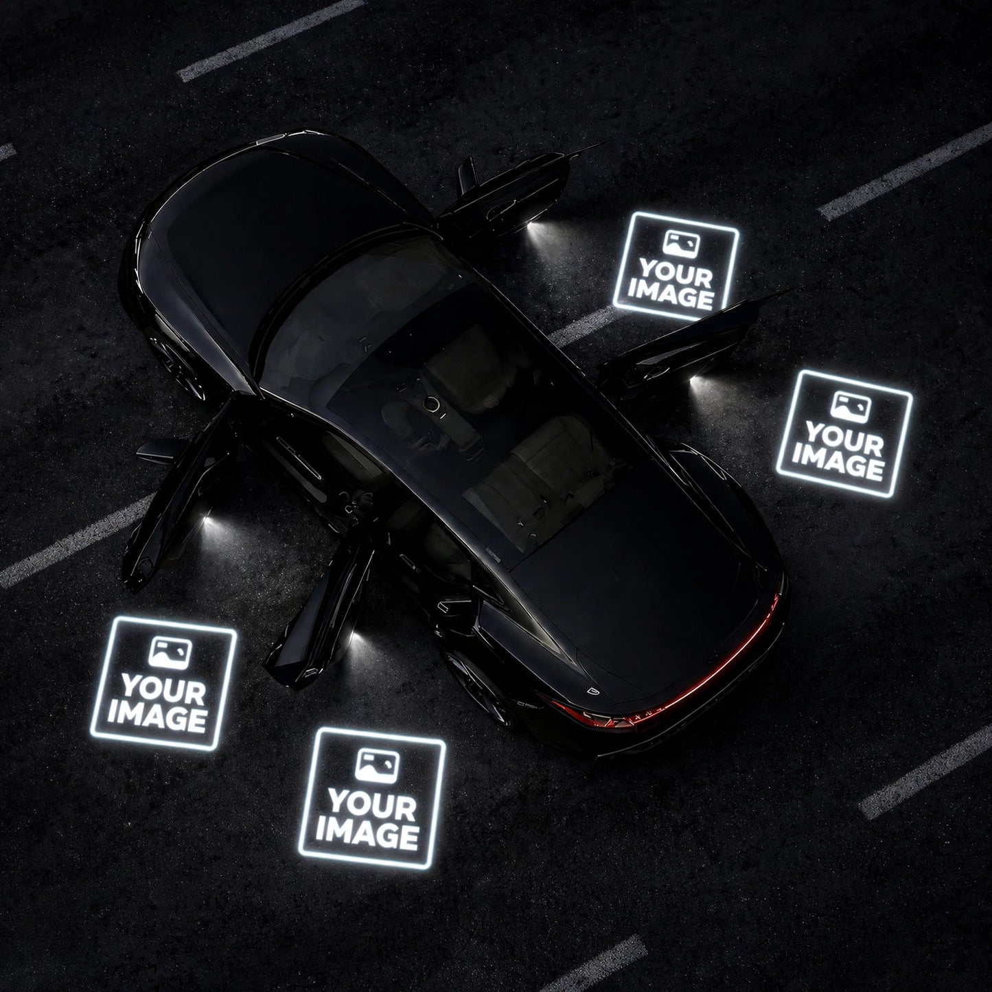 DriveGoal™ Customized car door projector